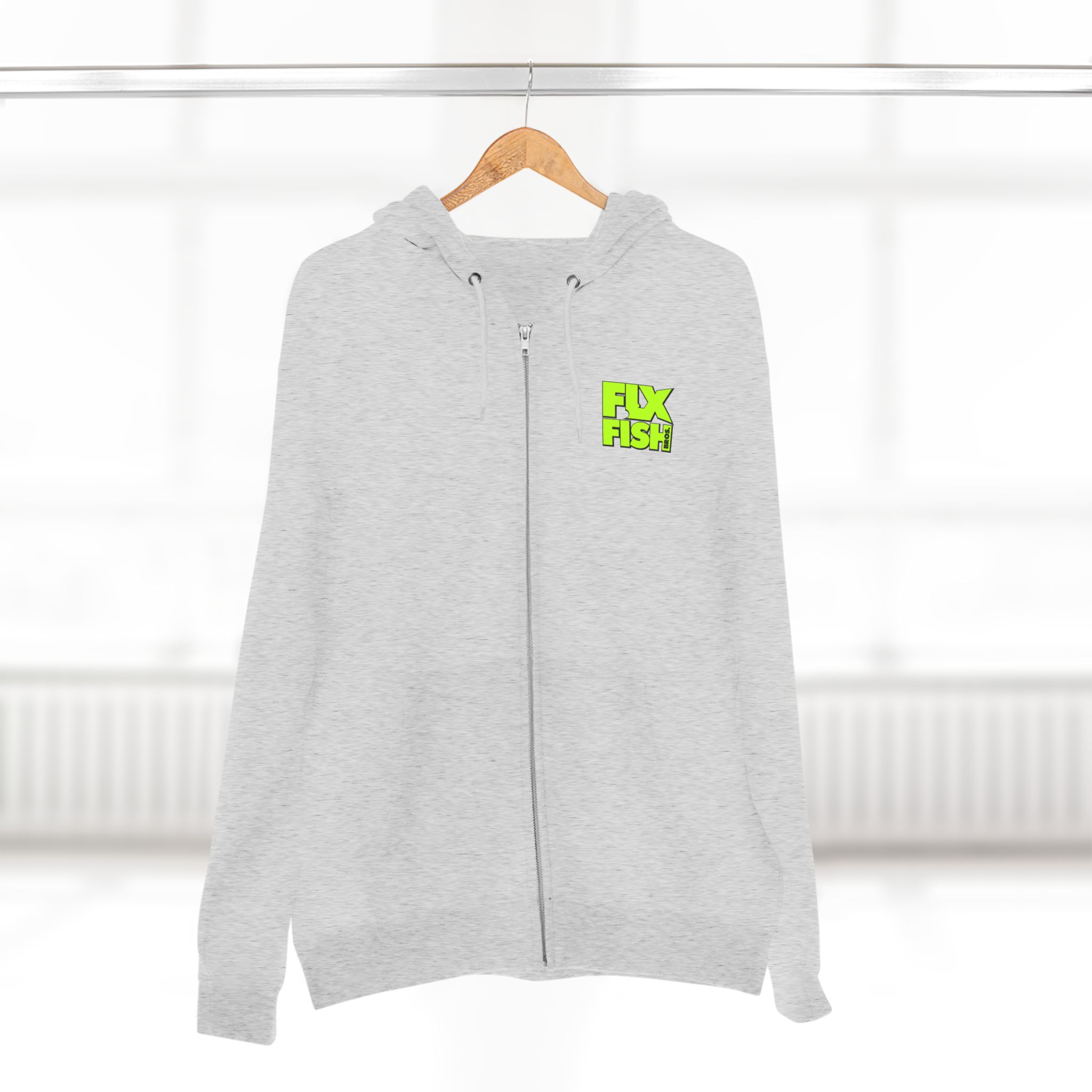 FLX Fish Bros. Unisex Zip Hoodie - Image 8