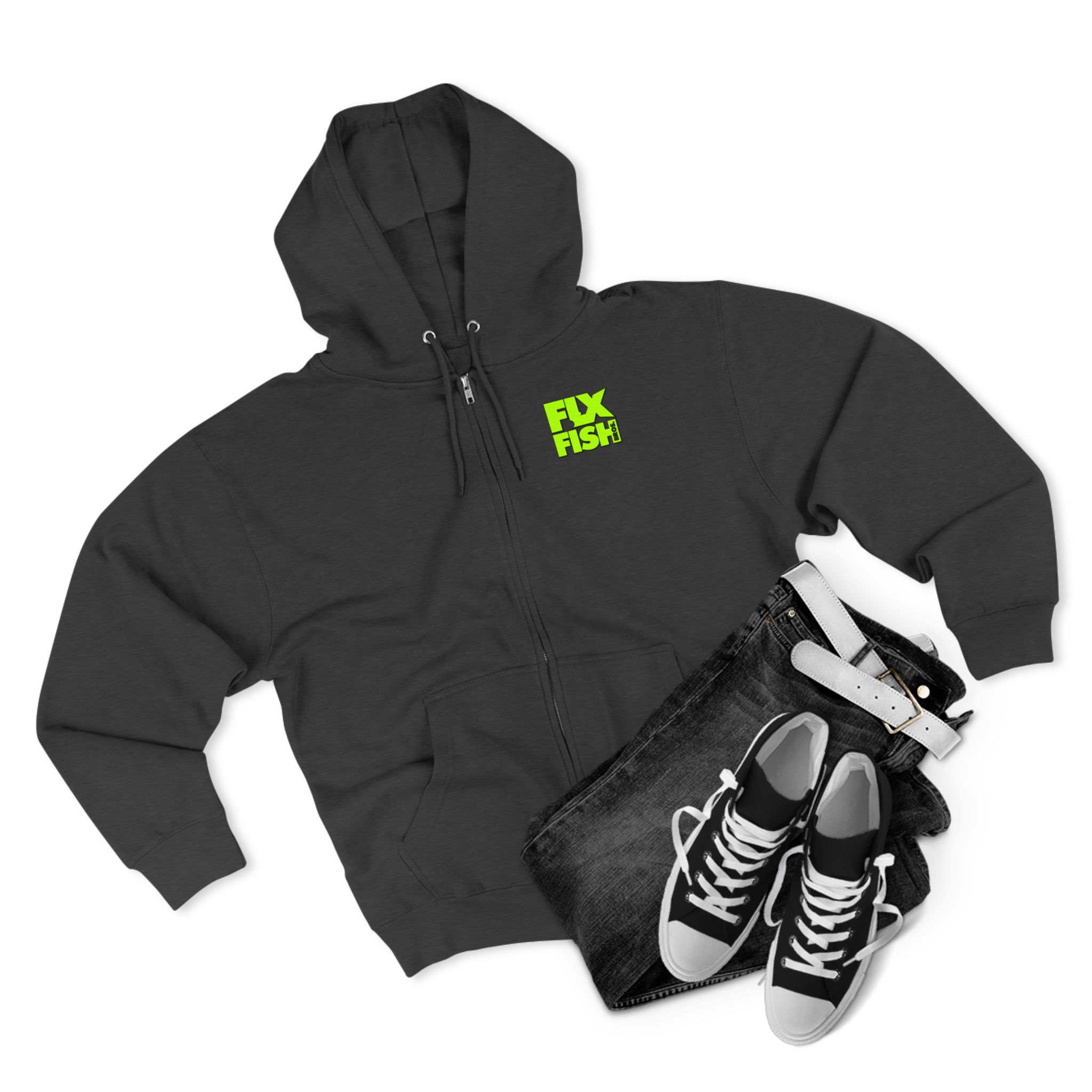 FLX Fish Bros. Unisex Zip Hoodie - Image 11