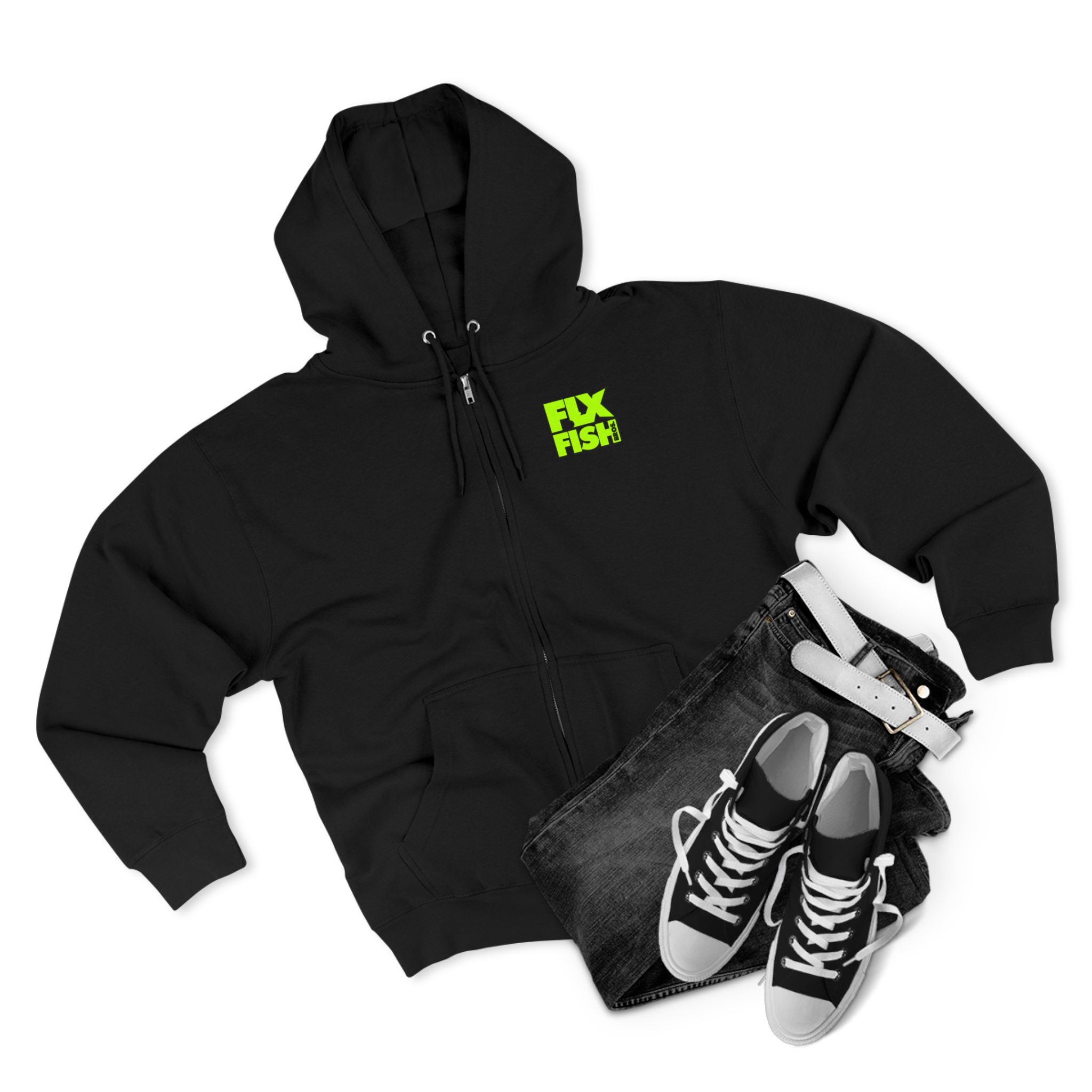 FLX Fish Bros. Unisex Zip Hoodie - Image 15