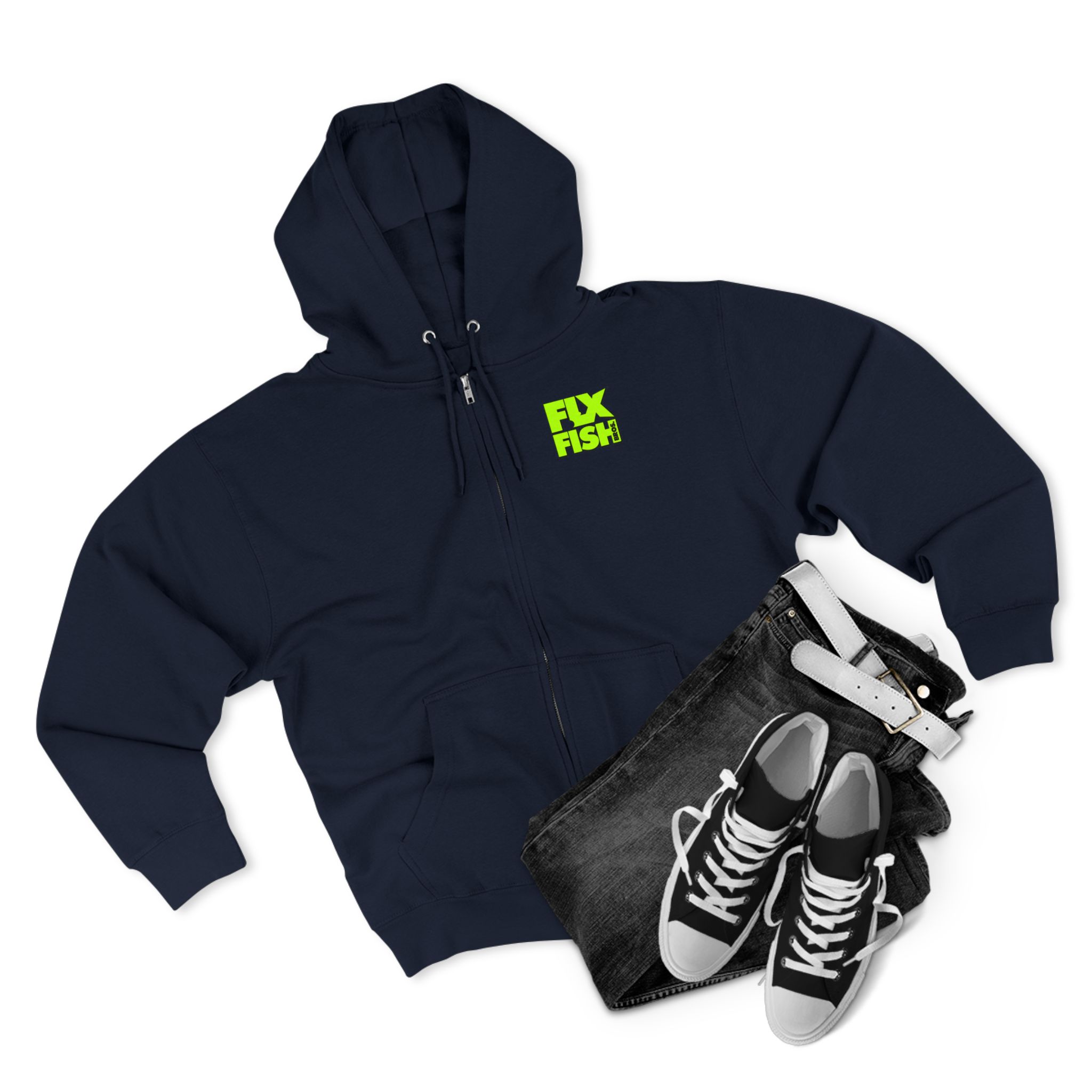 FLX Fish Bros. Unisex Zip Hoodie - Image 23