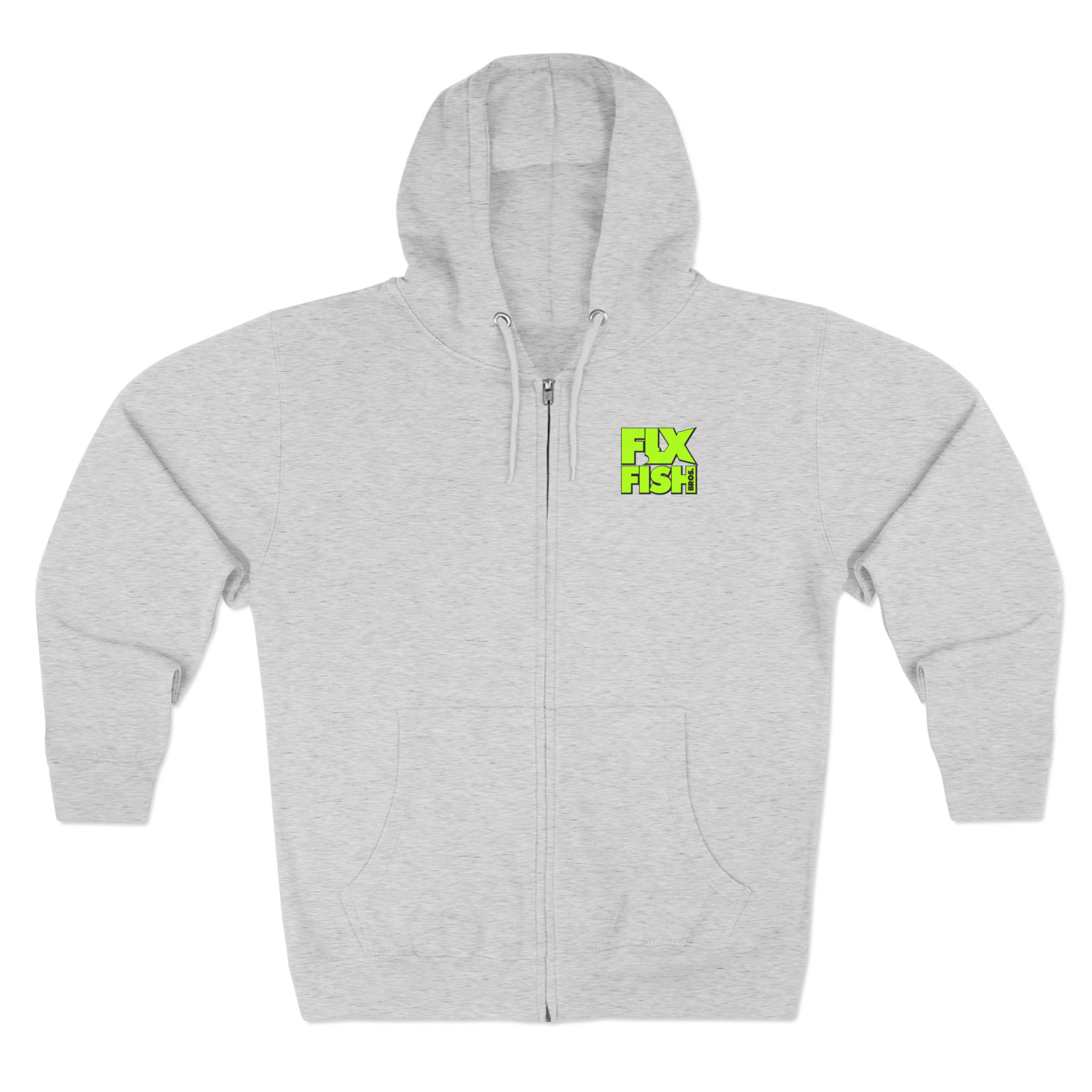 FLX Fish Bros. Unisex Zip Hoodie - Image 5